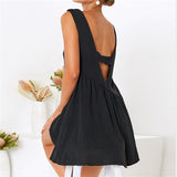 Summer Dress Women Sexy Backless Boho Style