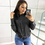 Spring Summer Chiffon Women Office Shirts
