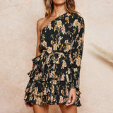 Bohemian Floral Print Summer Beach Dress