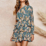 Women Summer Dress Boho Style Floral Print